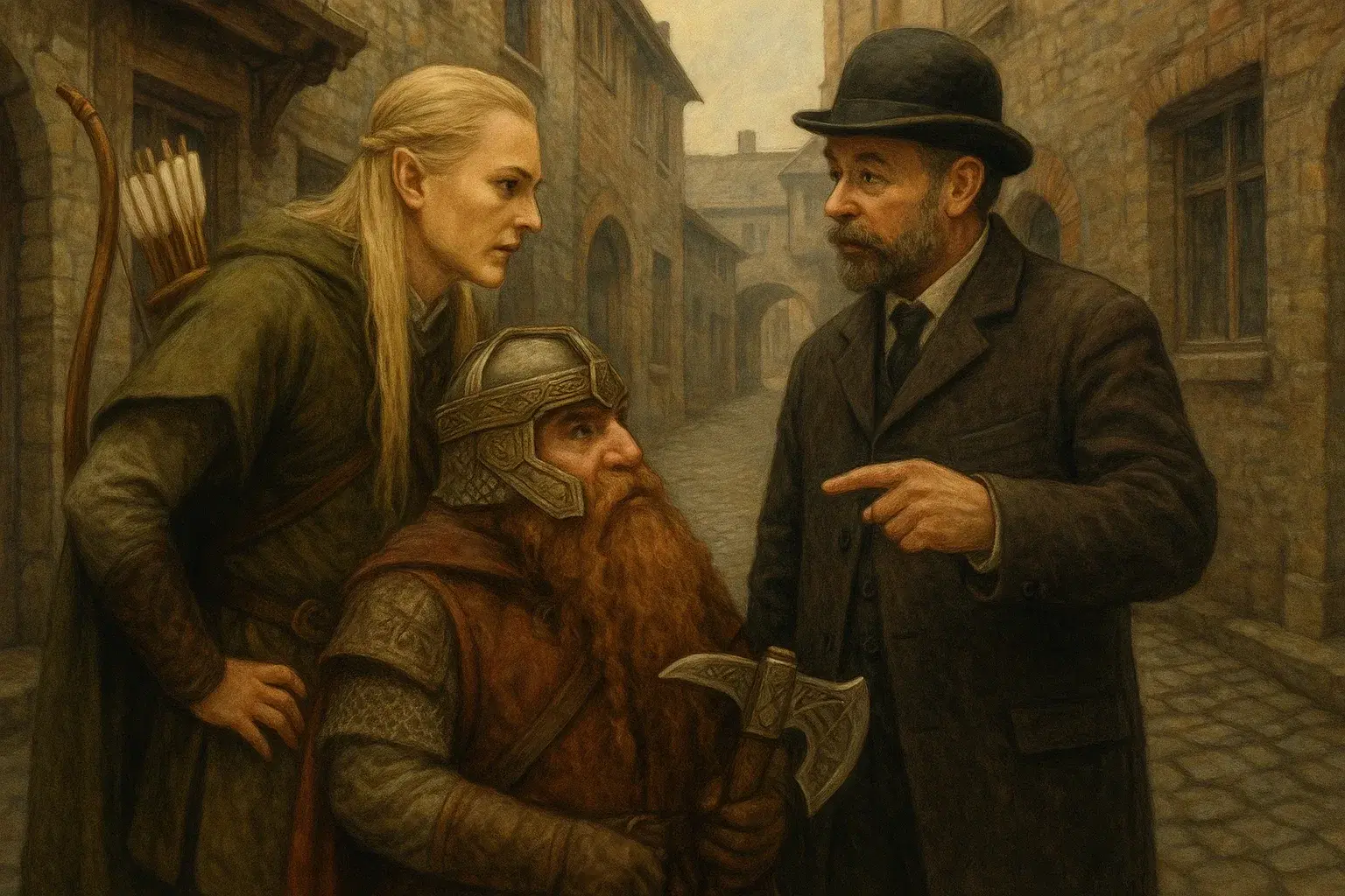 illustration for gentleman