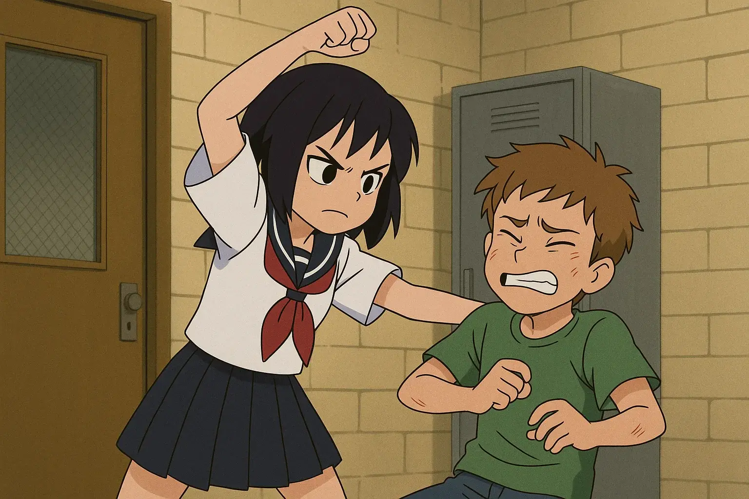 illustration for punish