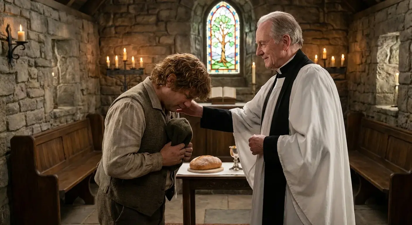 illustration for priest